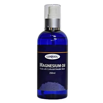 ORGANIC PURE Tibetan Magnesium Oil Infused With Colloidal Silver 250ml Pump • $23.11