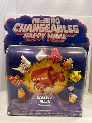 Mcdonalds Mcdino Changeables Happy Meal Toy Retail Display Complete • $400