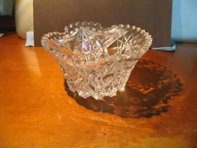 Vintage Cut Glass Bowl • $2