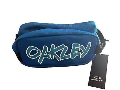 OAKLEY NWT Wall Graffiti Utility Beauty Case/Ditty Bag Snorkel Blue One Size • $14.99