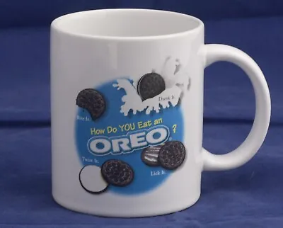 £6.40 • Buy Coffee Mug How Do YOU Eat An OREO? Bite Dunk Twist Lick -Nabisco Brand Cookie