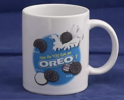 £6.32 • Buy Coffee Mug How Do YOU Eat An OREO? Bite Dunk Twist Lick -Nabisco Brand Cookie