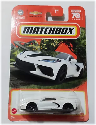 2023 Matchbox 2020 Chevrolet Corvette C8 White MBX Showroom 31/100 MB1221 • $7.95