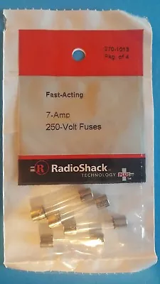 RadioShack 7 Amp 250 Volt Fast-Acting Fuses 270-1013 2701013 *FREE SHIPPING* • $4.95