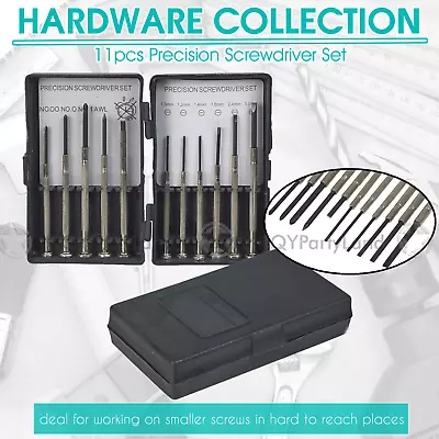 $4.90 • Buy 11PCS Precision Screwdriver Set Watch Jewellery Electronic Mini Repair Tool Kit