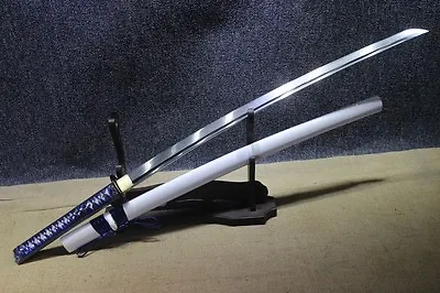 Japanese Hand Forged Musashi 9260 Spring Steel Katana Samurai Sword Full Tang • $176.69