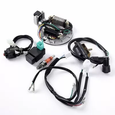 1x Wiring Harness Loom Ignition Coil CDI Magneto Stator 50-125cc Dirt Bike ATV • $58.24