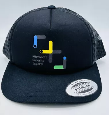 Microsoft Security Experts Authentic Yupoong Snapback Trucker Hat Cap • $75