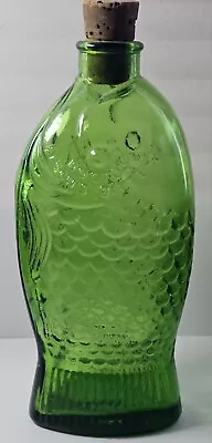 Dr. Fisch's Bitters Bottle Weaton Green Fish Bottle With Stoppper • $4.99