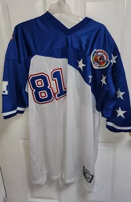 NFL Chris Carter 1995 Pro Bowl Mitchell & Ness Throwbacks Jersey Size 54 • $50