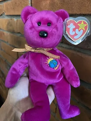 TY Beanie Babies - Millenium Bear *1st Addition With Errors* • £20