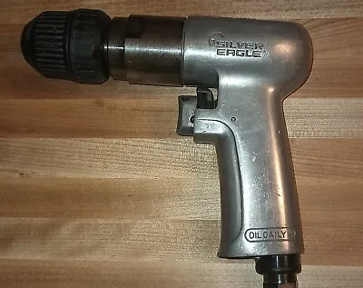 Silver Eagle SE144 3/8  Reversible Keyless Pneumatic Drill Fast Free Shipping . • $75