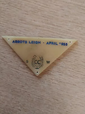 Caravan Club Badge - Abbots Leigh - April 1953 • £2.99