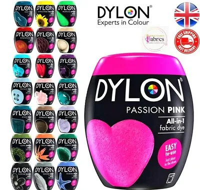 £8.65 • Buy 22 Colours Dylon Fabric & Clothes Dye Dylon Machine / Hand Dye /Soft Furnishing.