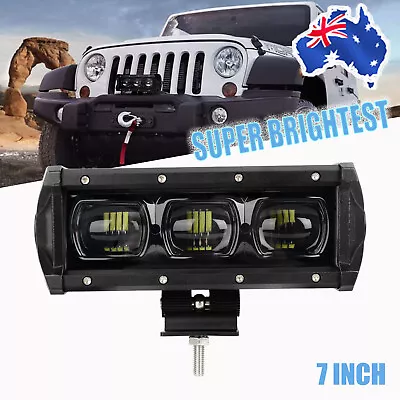 7inch 8D LED Light Bar Work Driving Spot Fog Offroad SUV 4WD Truck ATV 12V/24V • $49.45