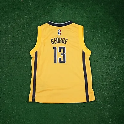 Paul George Indiana Pacers NBA Adidas Gold Boys Replica Jersey • $29.99