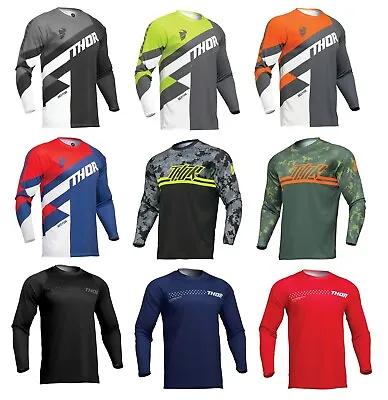 Thor Sector Jersey For MX Motocross Offroad Dirt Bike - Adult Sizes  • $27.95