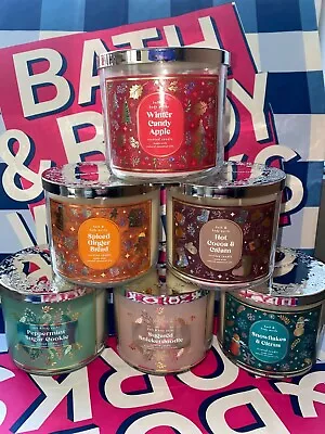 Bath & Body Works 3 Wick Candle 14.5oz 411g *RARE SPECIAL USA SCENTS* • £22.95