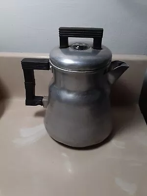 Wear Ever Percolator Coffee Pot #3004 Aluminum Complete 4 Cup Camp/Stovetop • $11.99