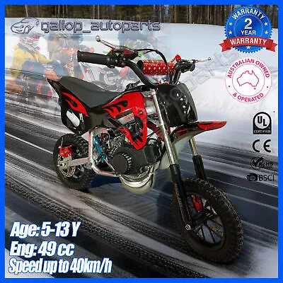 49cc Dirt Bike Kids Pocket 2 Stroke Mini Motor Monkey Atv Toys • $398