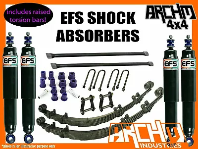 Holden Rodeo Ra 3/2003-2008 Archm4x4 / Efs Shocks 2 Inch F&r Suspension Lift Kit • $1795