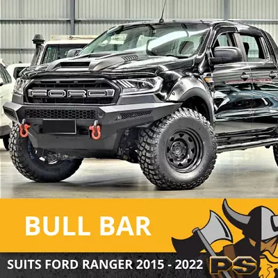 PS4X4 V2 Steel Rockerbar Bull Bar To Suit Ford Ranger 2015 - 2022 PX2 And PX3... • $1299