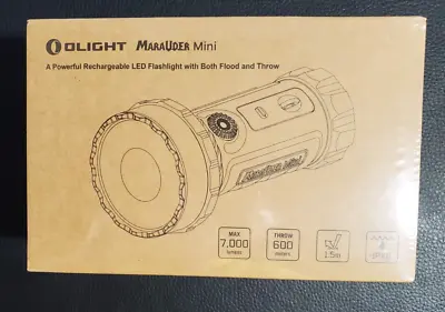 Olight Marauder Mini Black LED Flashlight 7000 Lumens NEW • $167.89
