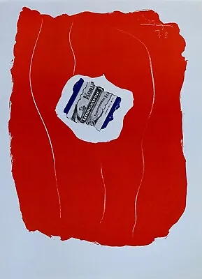 ROBERT MOTHERWELL 1973 Tricolor Original Lithograph XXieme Siecle Mourlot Paris • $99.99