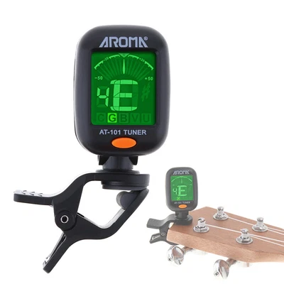 $15.15 • Buy Guitar Digital Tuner Clip-on LCD Display Chromatic Guitar Bass Ukulele Violin AU