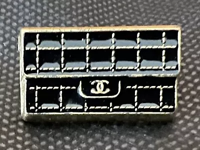 Authentic Chanel Black And Gold Brooch Preloved • $230