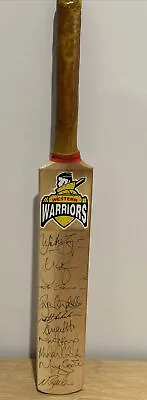 Collectable 2000’s Western Warriors Team Signed Mini Cricket Bat • $25