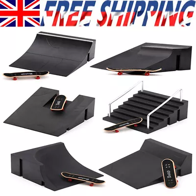 £9.59 • Buy Fingerboard Skate Park Skateboard Mini Board Finger Ramps Toy Ultimate Tricks