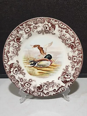 NEW NWT SPODE Woodland DUCKS DINNER PLATE 10.5  England Thanksgiving Holiday • $31.95