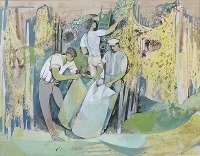 The Hop Pickers : 1945 : John Minton : Archival Quality Art Print • $51.86