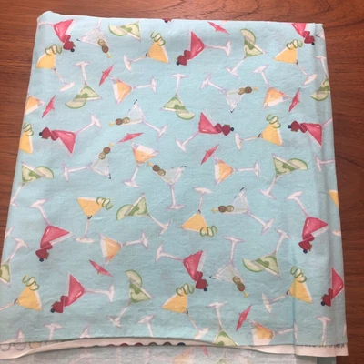 $15 • Buy Quilting Fabric Martinis N Margaritas 2 Yards