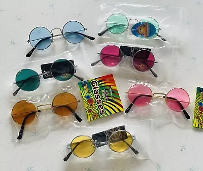 Lot Of 7 LENNON Hippie Vintage Sunglasses Eyewear Frames 80s Retro Unisex Rad • $34.99