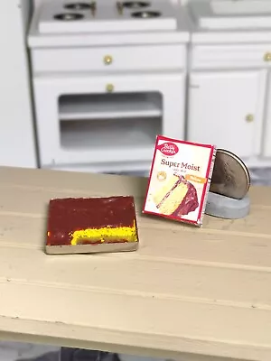 Miniature Dollhouse Food Lot FURNITURE NOT INCLUDED ONLY FOOD • $19