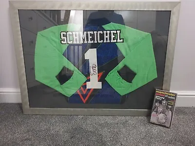 £349.99 • Buy Peter Schmeichel Hand Signed Shirt Autographed Jersey Display And VHS