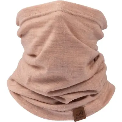 Neck Gaiter 100% Merino Wool， Winter Neck Gaiter Warmer Soft Fleece Face Mask • $7.99