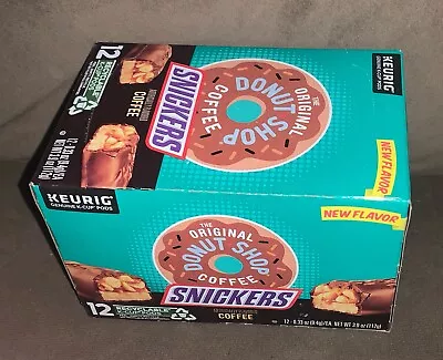 Original Donut Shop Snickers Flavored Coffee Keurig 12 K-Cups Pods 3/24! • $10.55