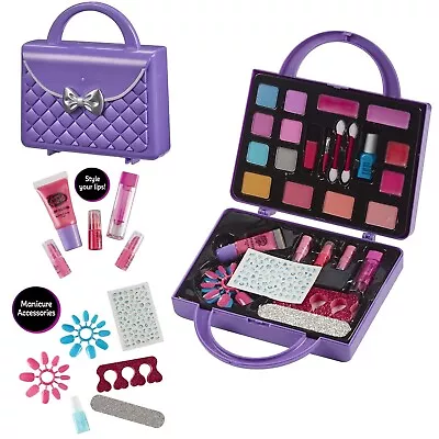 £15.21 • Buy Girls Makeup Role Play Pretend Toys For Kids 2 3 4 5 6 7 8 9 Year Old Age Purple