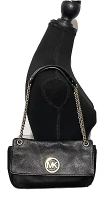 Michael Kors Small Black Fulton Shoulder Or Handbag • $50