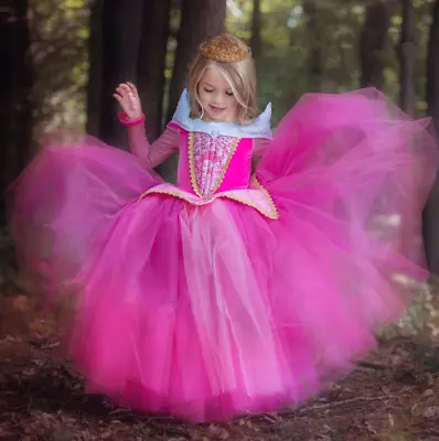 £14.15 • Buy UK Kids Girls Costume Princess Fairytale Dress Up Cinderella Disney Princess New