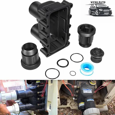 Pool Heater Manifold Body For Pentair MasterTemp With O-Ring 777070206 777070016 • $138.90