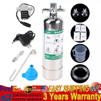 NEW Aquarium Co2 Generator System Kit Carbon Dioxide Reactor Cylinder Plants DIY • $76