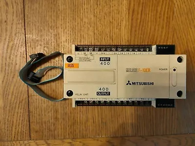 Mitsubishi Melsec PLC F1-10ER-ES Good Condition Including Link Lead • £75