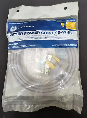 GE 3 Prong Universal Electric Dryer Power Cord  6 Foot 3 Wire 30 Amp • $9.99