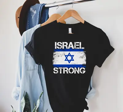Israel Strong T-Shirt Pray For Israel Support I Stand With Israel Shirt • $19.99
