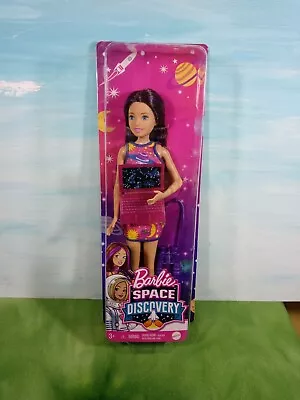 Barbie Space Discovery Skipper Doll Pink Laptop Iridescent Shoes Binoculars • $23.98