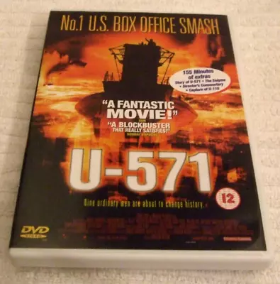 Dvd Film  (u-571) Excellent Submarine War Film - Used Condition • £1.95